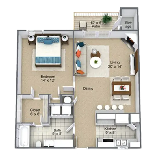 Bermuda Floor Plan